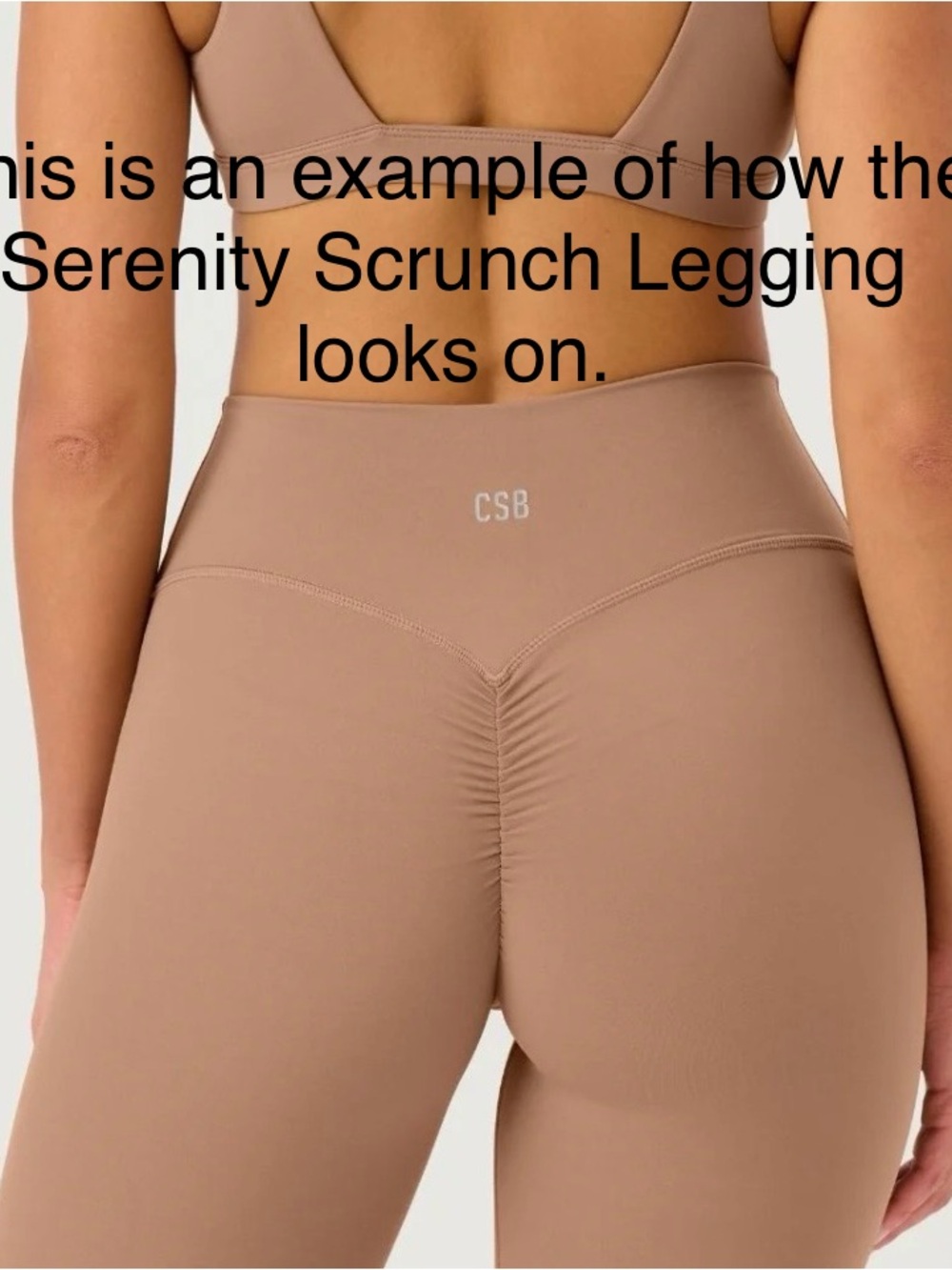 CSB Serenity Scrunch Leggings - Picture 3 of 3